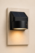 VÄGGLJUSET SOL med solpanel